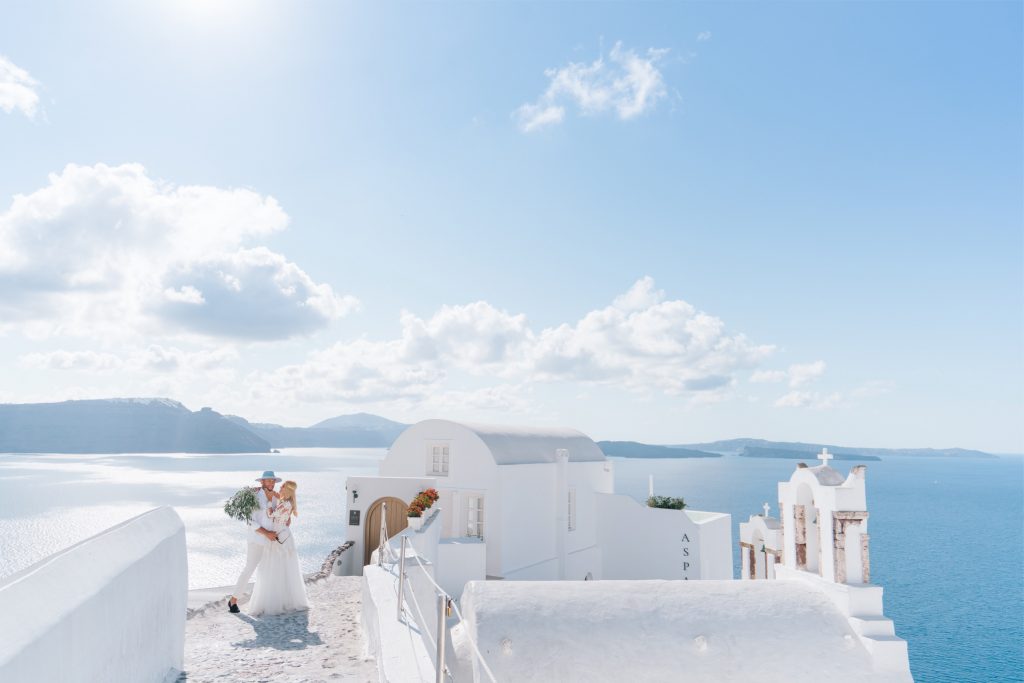 Destination Wedding Celebration Santorini